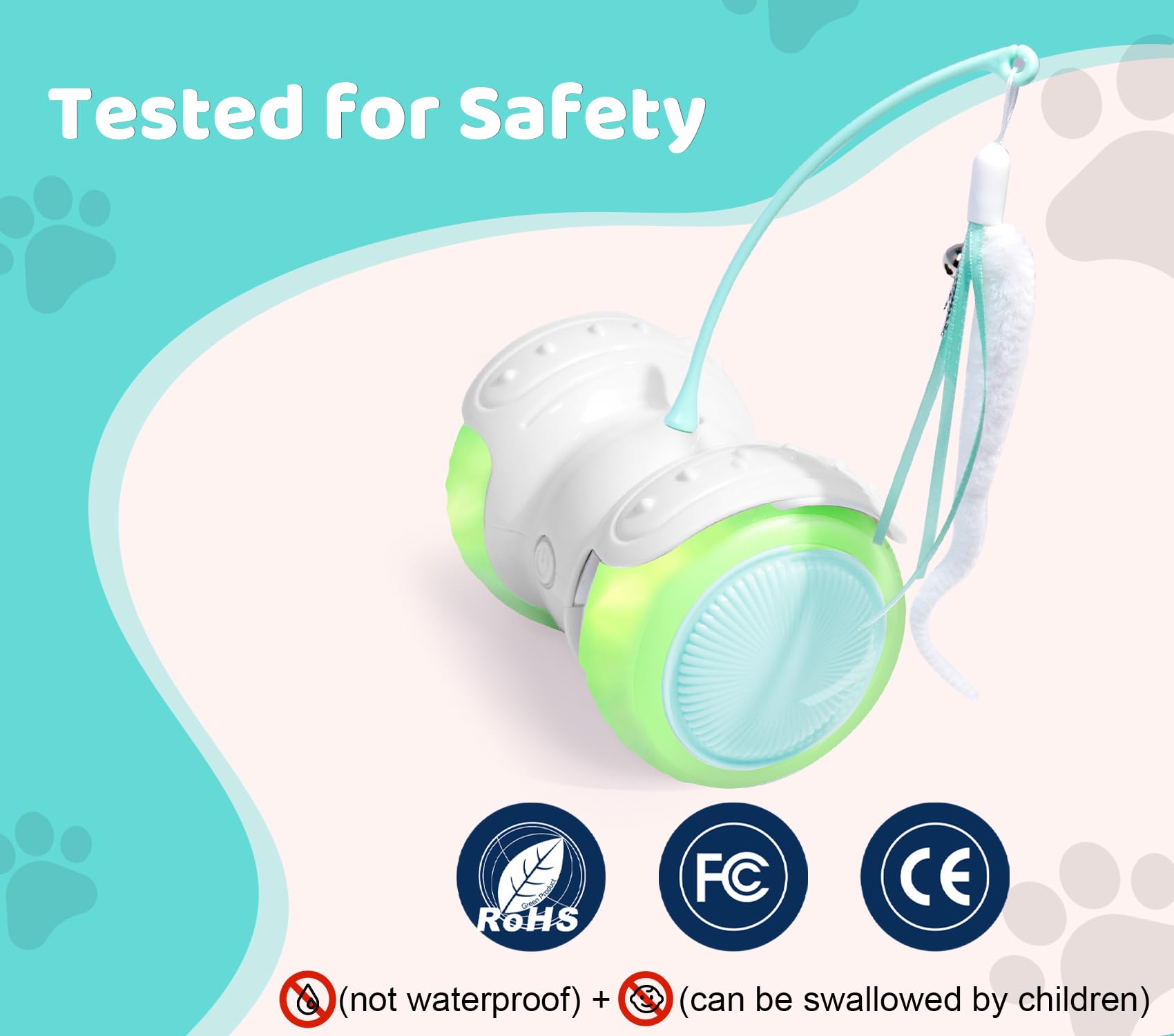 ZeLing HTL durable ABS body withstands flips and enthusiastic paws.