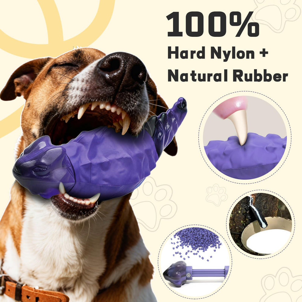 ZeLing HTL durable chew toy for aggressive chewers demonstrates heavy-duty construction.