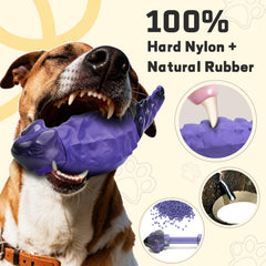 ZeLing HTL durable chew toy for aggressive chewers demonstrates heavy-duty construction.