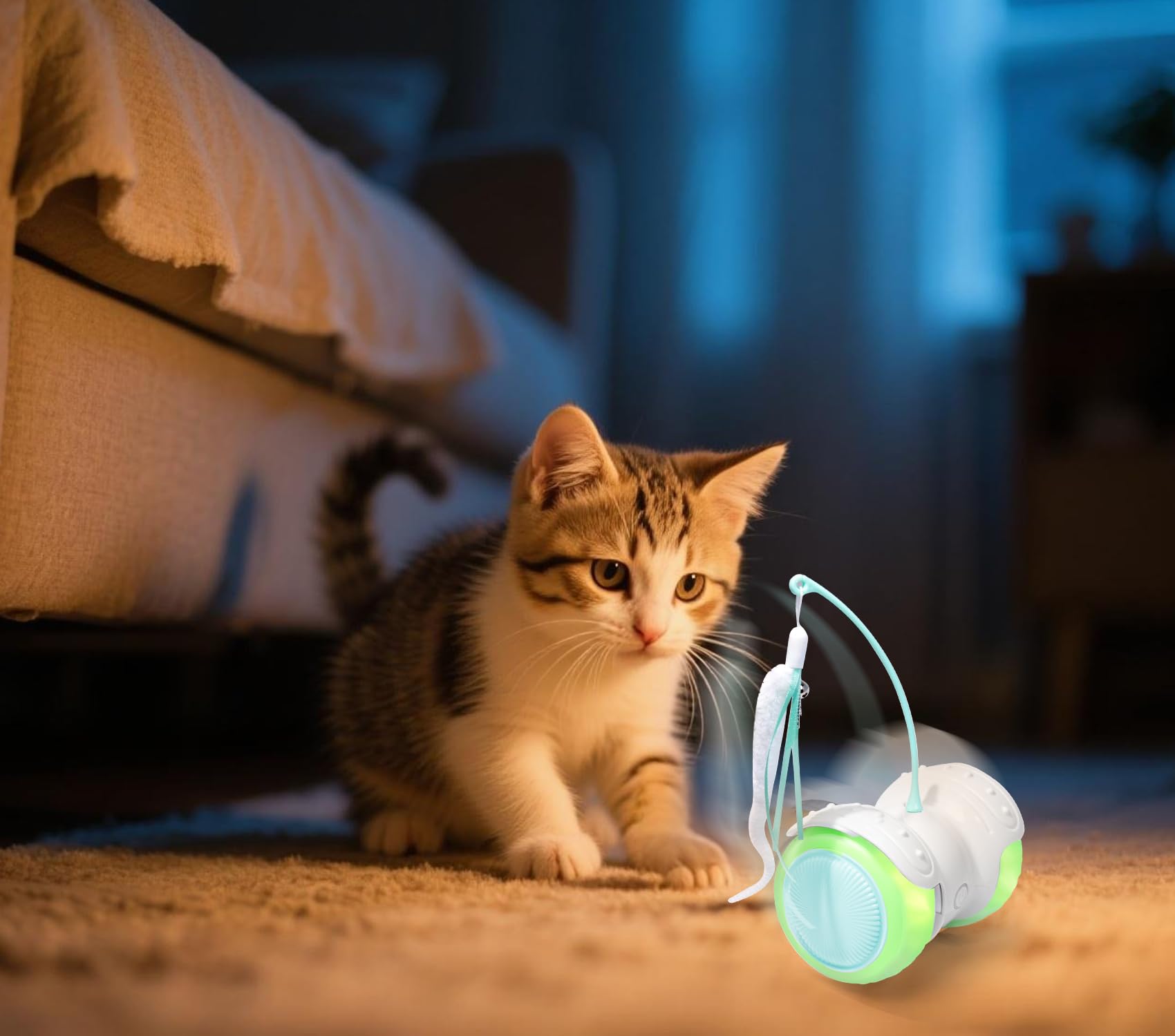 ZeLing HTL cat toy helps seniors stay engaged with gentle motion.