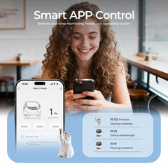ZeaCotio app control dashboard for remote monitoring and settings.