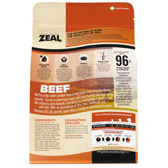 ZEAL Canada air-dried beef recipe close-up of beef tripe, liver and heart for nutrient-rich protein.