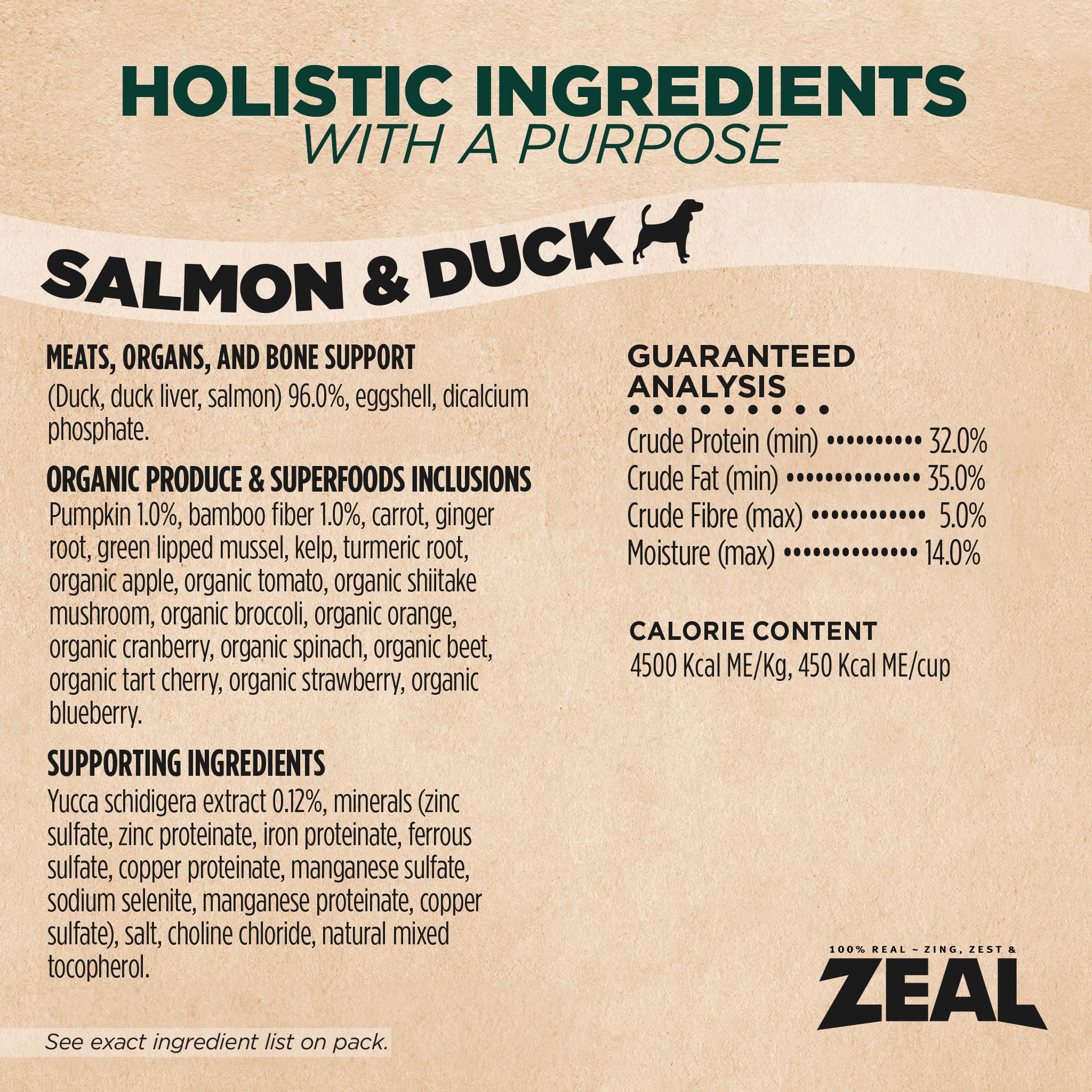 ZEAL Canada air-dried process illustration shows nutrient-preserving method.
