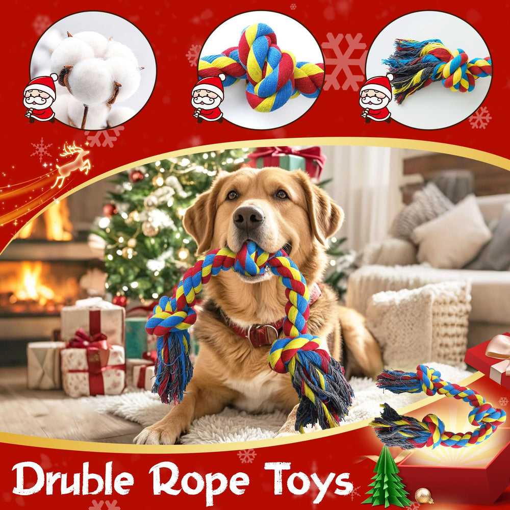 Zeaxuie Heavy-Duty Rope Toy: thick cotton rope with knots for aggressive chewers.