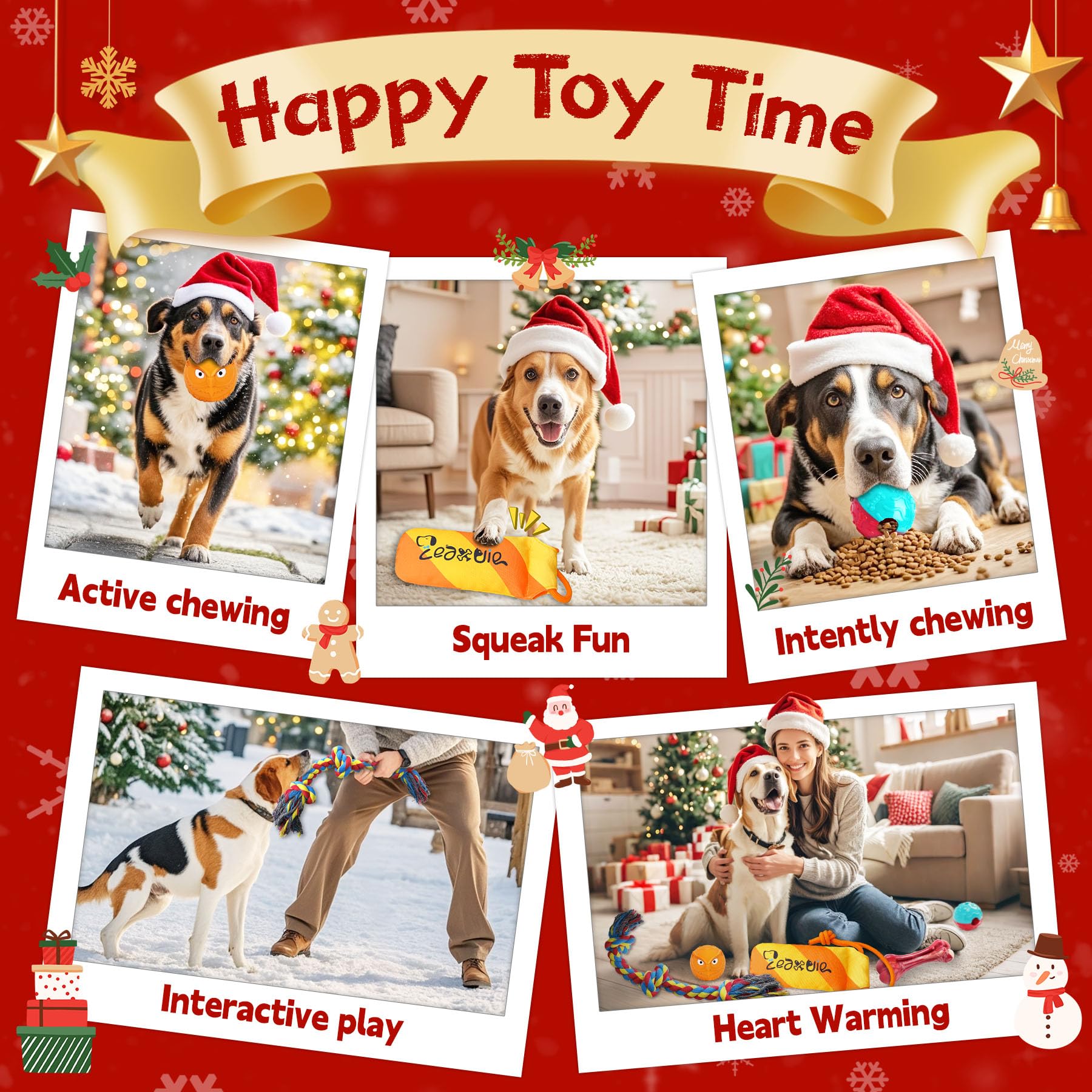 Zeaxuie Imaginative Treat Toy: versatile play set for puzzle fun and bonding.