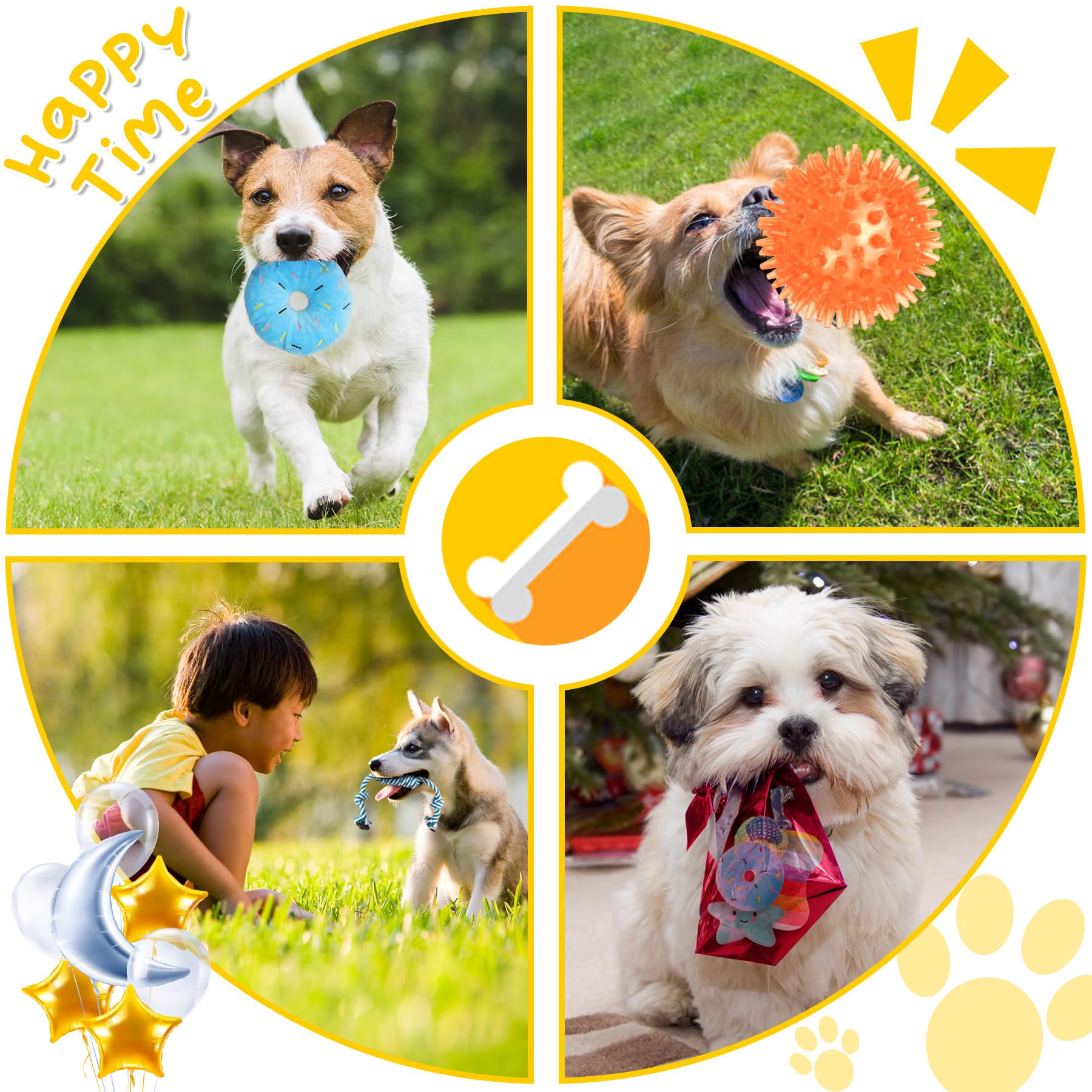 Zeaxuie puppy toy set provides versatile enrichment for small breeds.