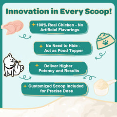 ZEBORA dog probiotics colostrum-omega3 focus for gut and skin support