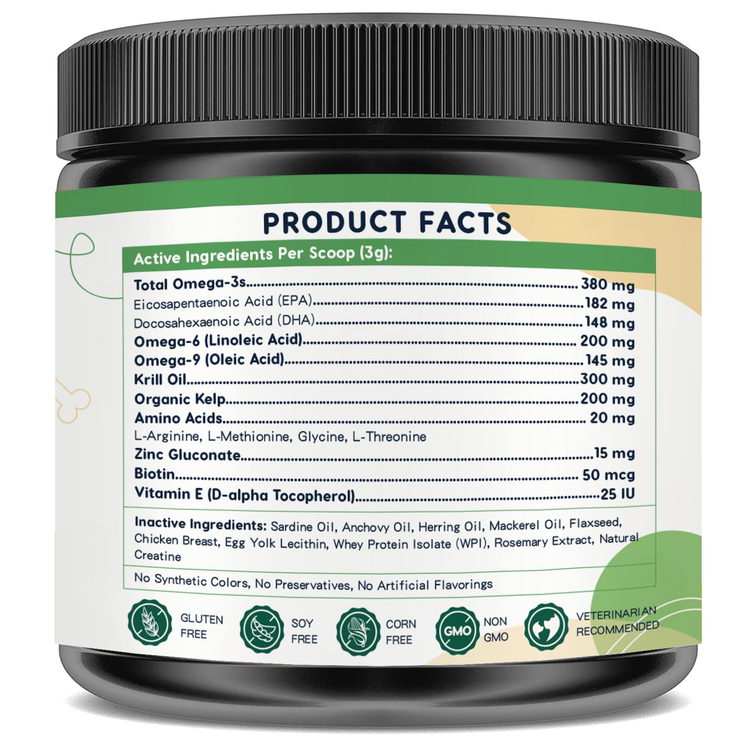 ZEBORA joint-mobility-icon suggests potential support for aging or active dogs.