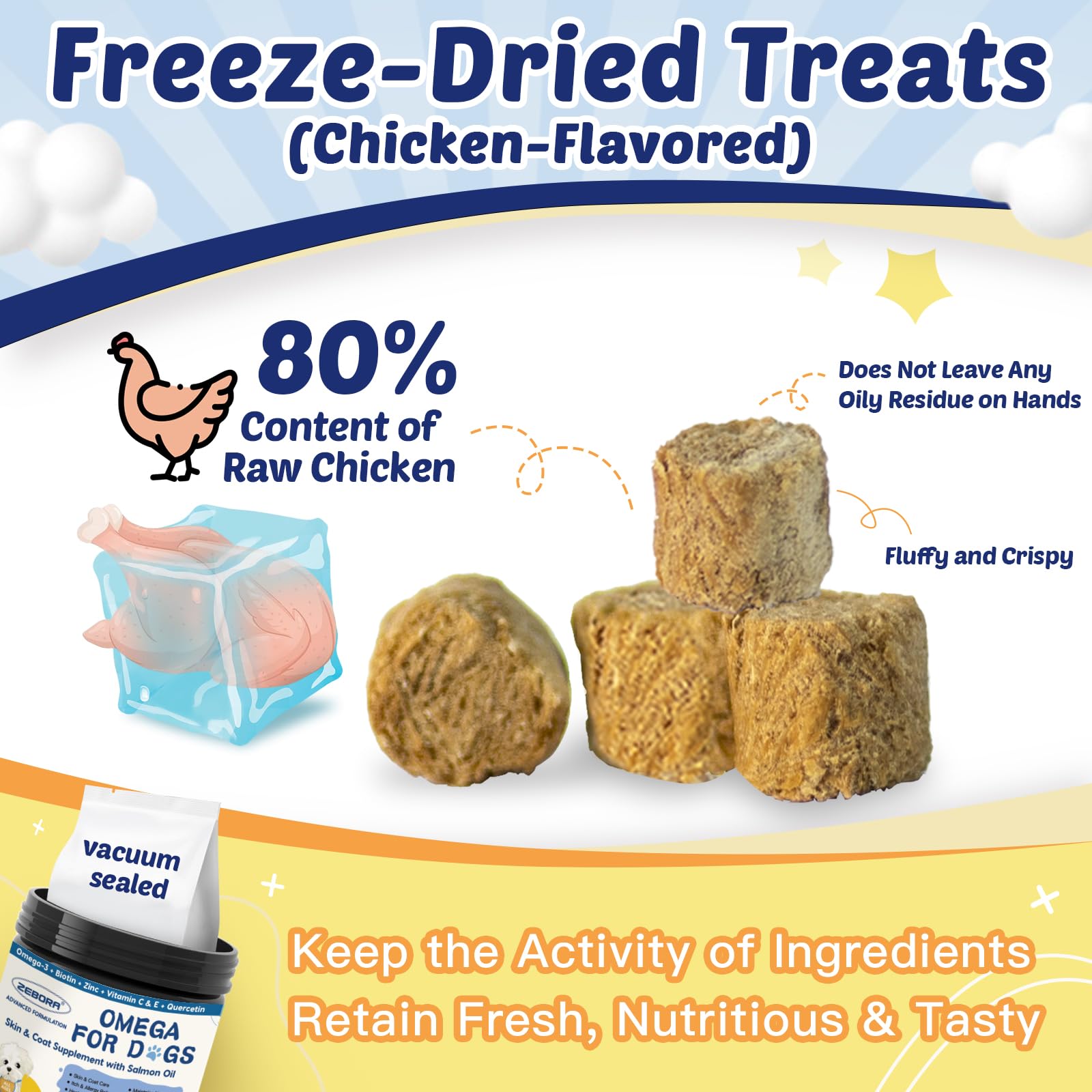 ZEBORA skin-coat shine image showing a glossy dog coat after use