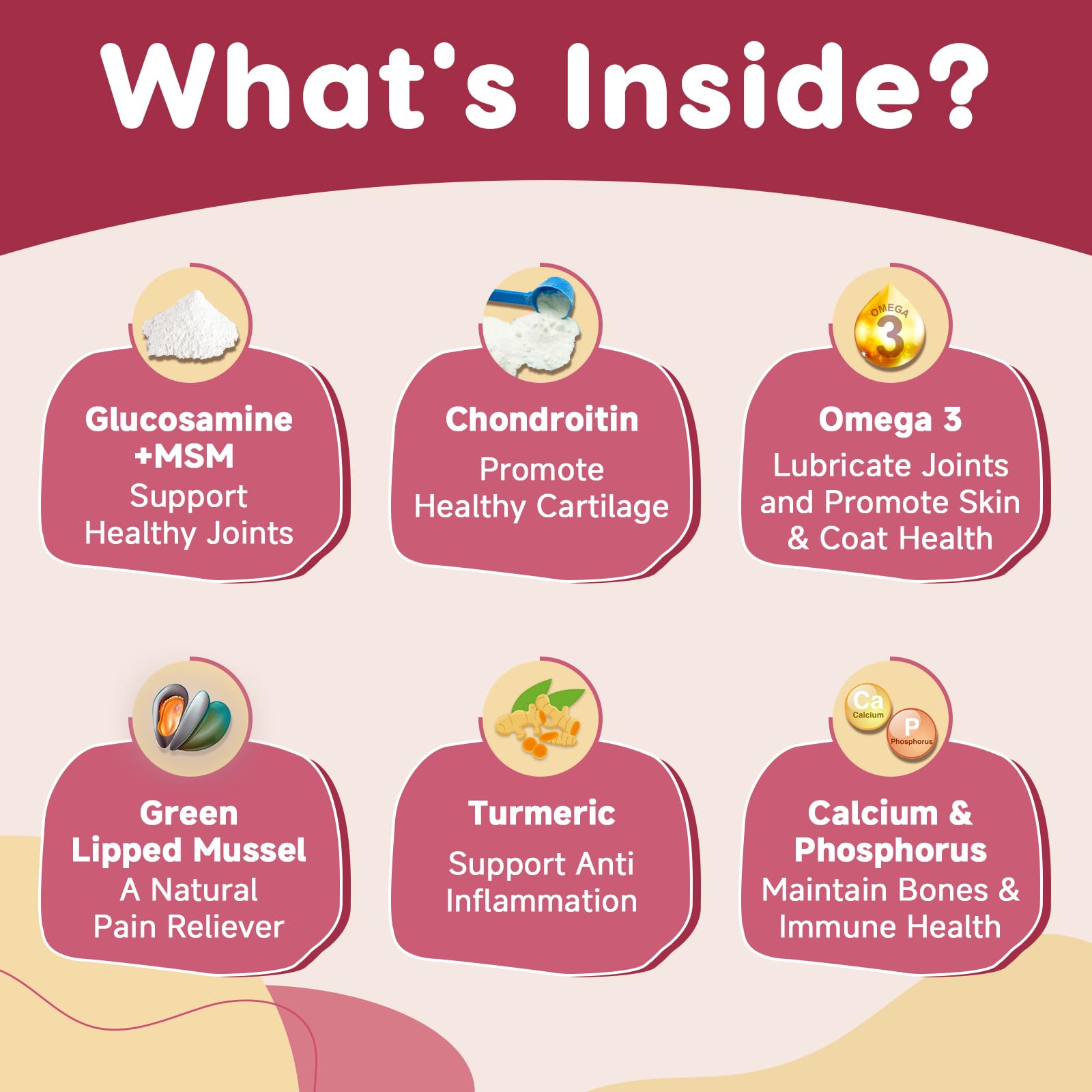 ZEBORA omega-3 turmeric dog joint care image suggesting lubrication and inflammation balance