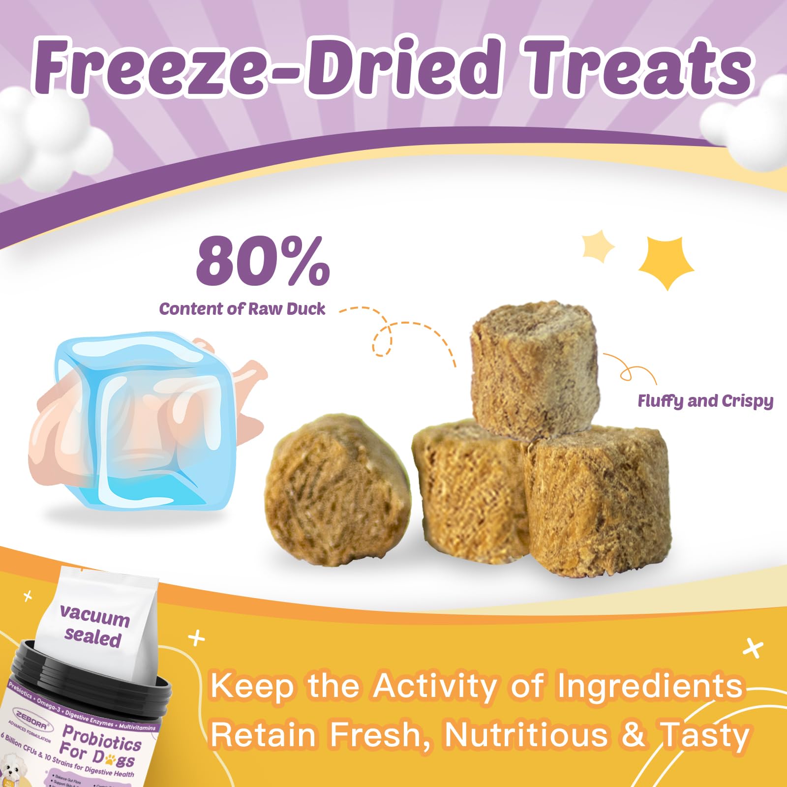 ZEBORA contains digestive enzymes to support nutrient absorption.