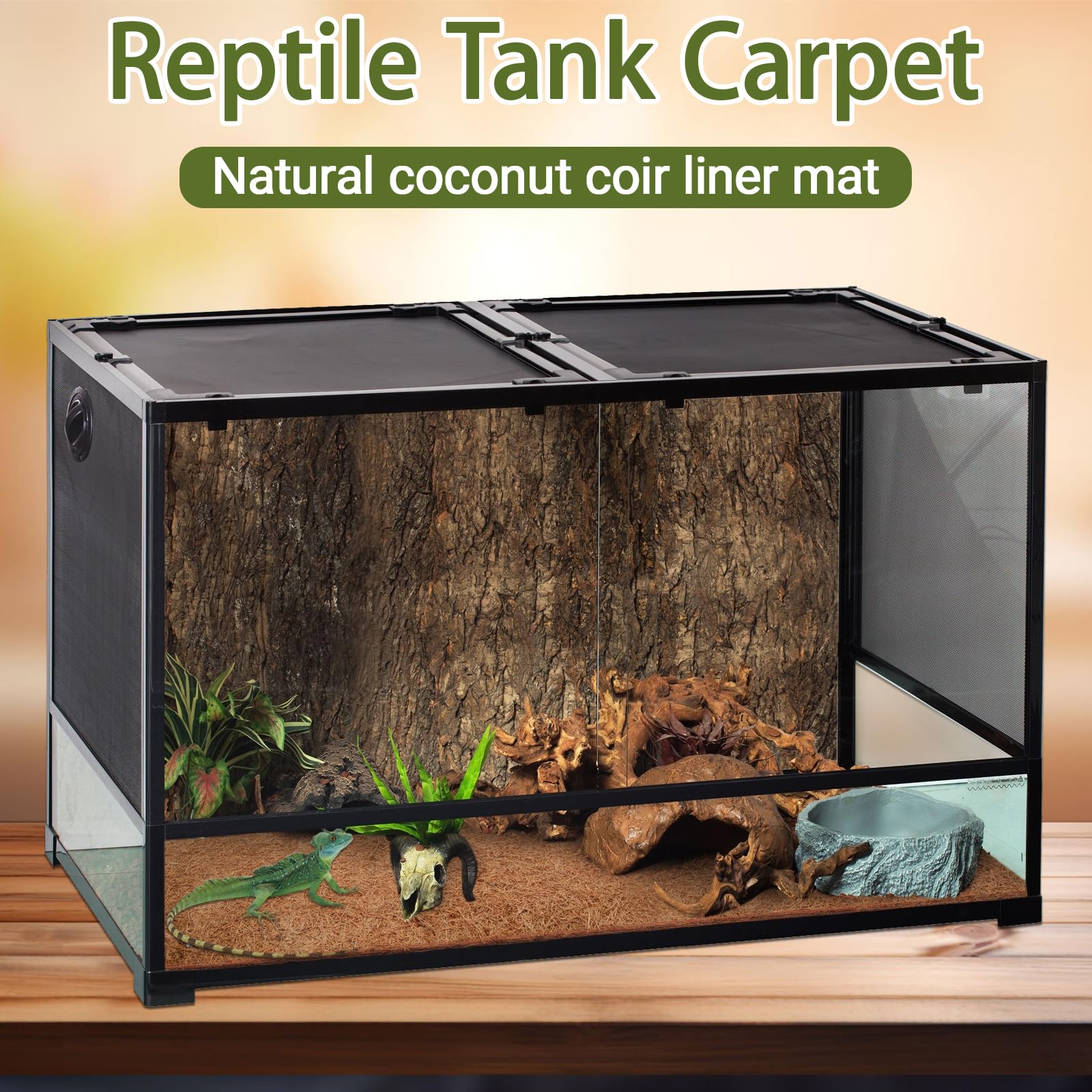 ZeeDix natural coconut fiber mats showing breathable, moisture-retentive substrate