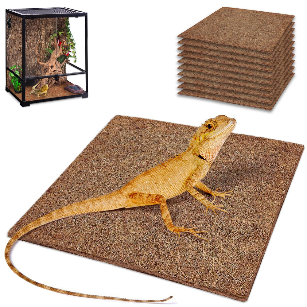 ZeeDix reptile carpet 12x12 pack mats for clean terrariums and easy maintenance