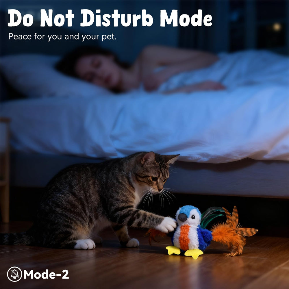 Zeepet flapping bird toy do-not-disturb mode with customizable sounds