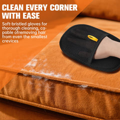 Zehrai Pet Hair Removal Glove breathable mesh provides skin-friendly comfort.