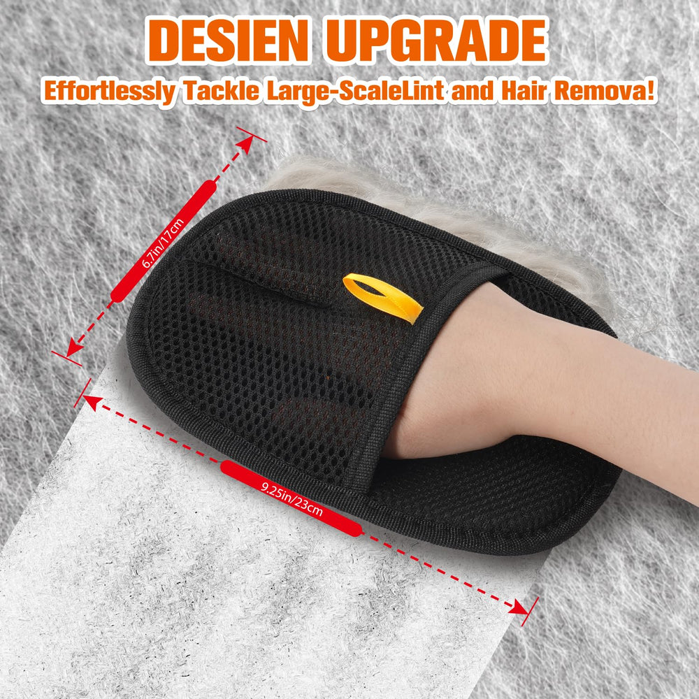 Zehrai Pet Hair Removal Glove upgraded grip enables secure grooming sessions.