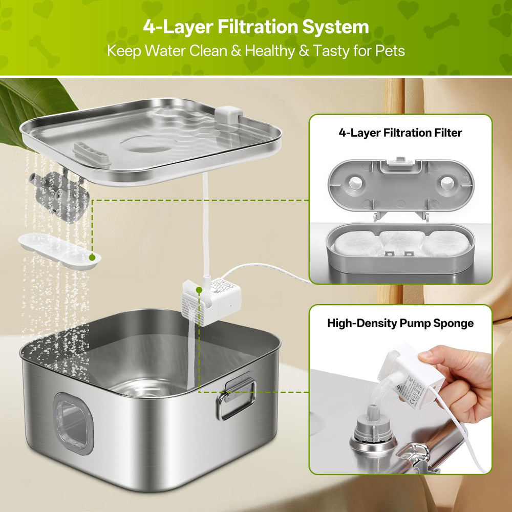 ZEKIRY pump sponges pre-filter helps prevent clogs and extend pump life.