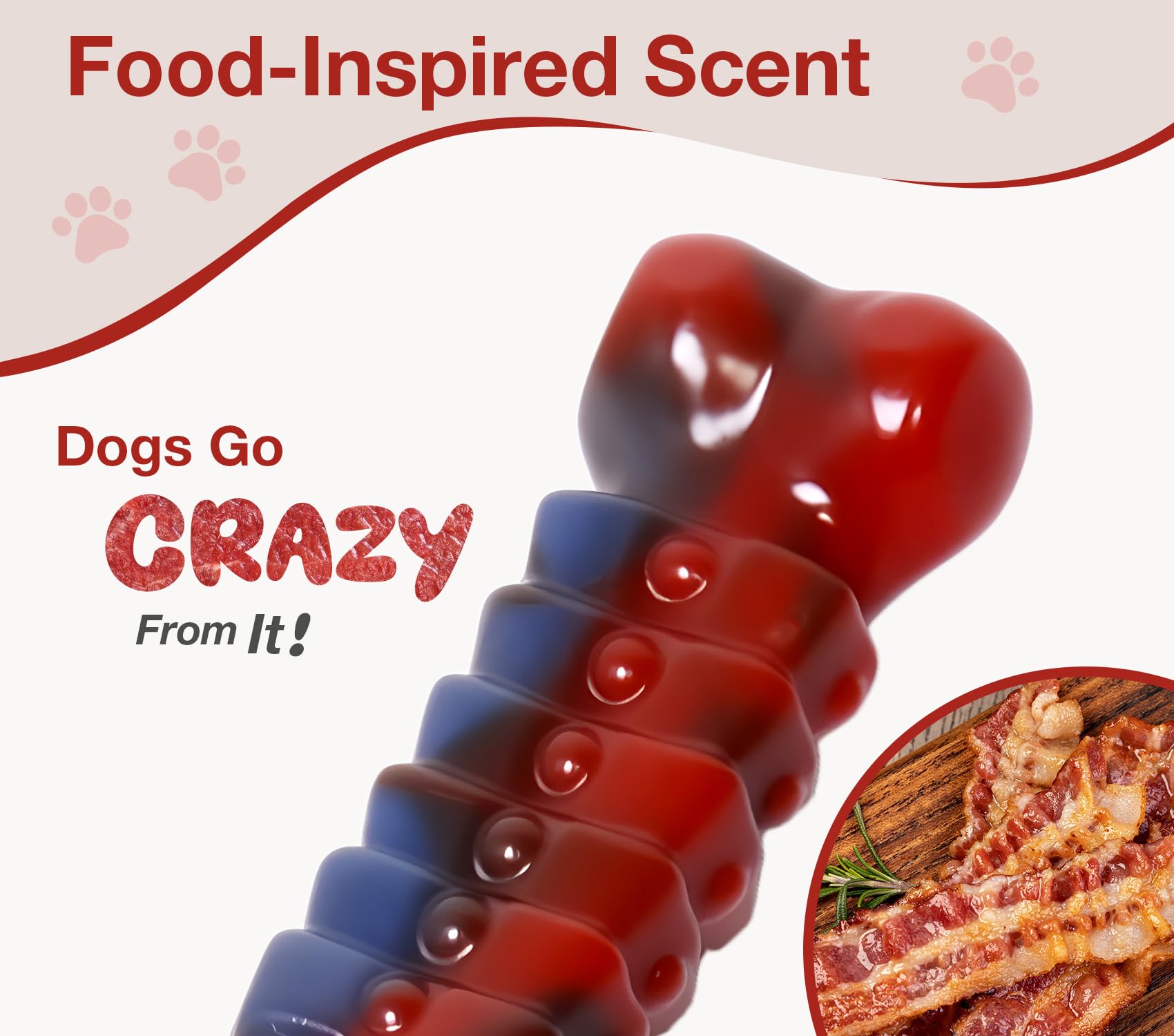 ZeLing HTL bacon-scent coating is non-edible but enticing for dogs.