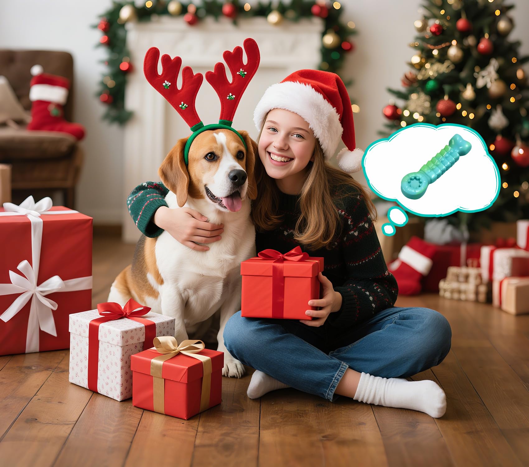 ZeLing HTL peanut-flavored chew supports supervised play and easy monitoring.