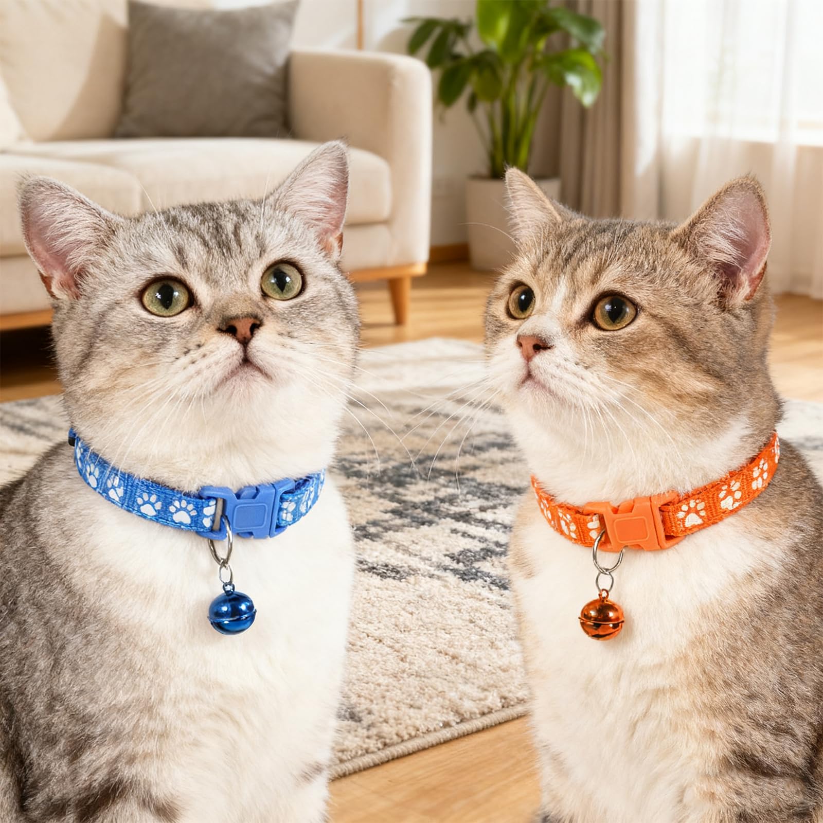 Zelphvt 16-piece mixed color set of adjustable safety collars