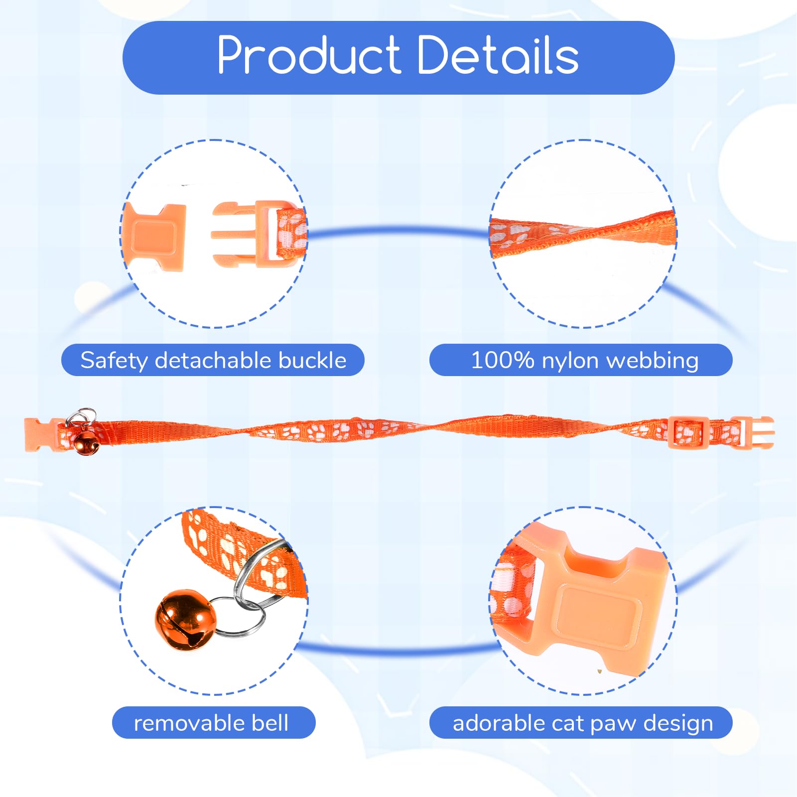 Zelphvt cat wearing collars indoors and outdoors with bells for locating