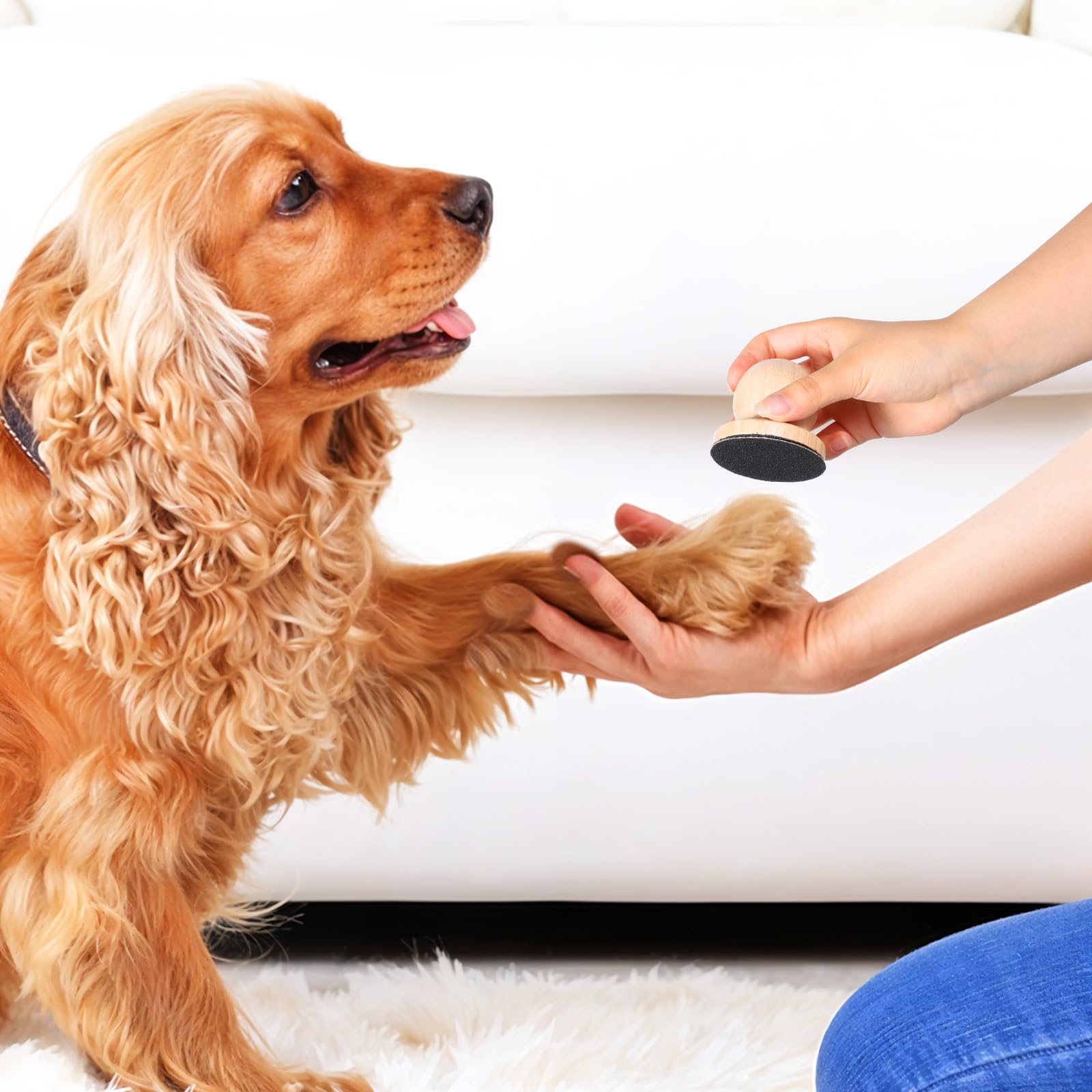 Zelphvt dog-cat nail scratch pad aiding gentle nail maintenance