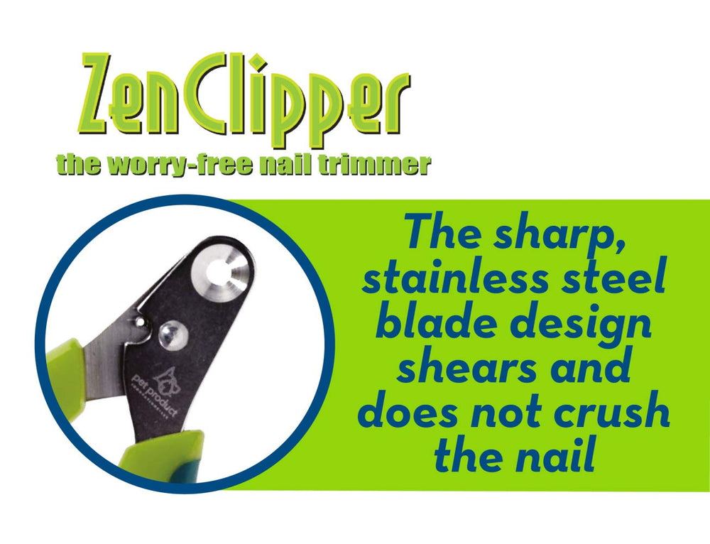 Zen Clipper 4mm hole design enables careful trimming on larger dogs.