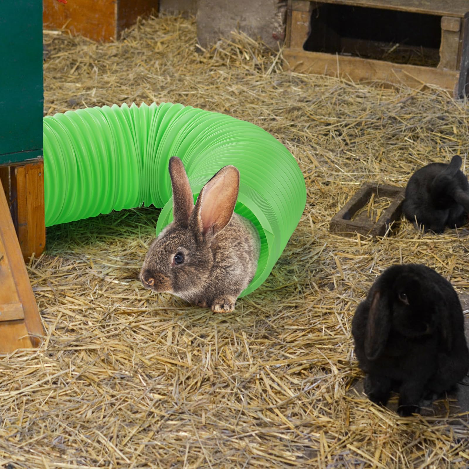 ZENFUN small-pets-friendly tunnels suit ferrets, rats, chinchillas, and dwarf rabbits