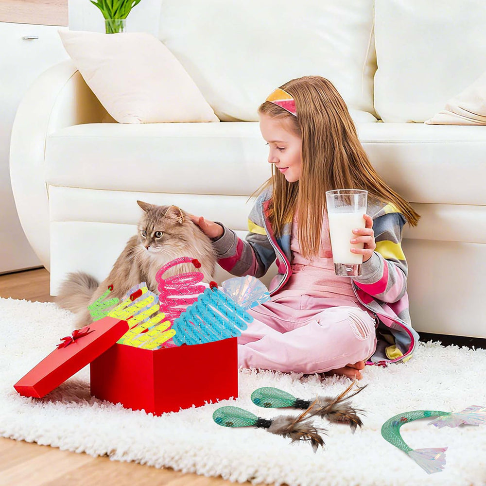 ZENGABIA cat play setup—encourages both interactive and solo play.