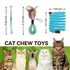 ZENGABIA mesh spring toy—bright visual mesh supports pouncing and self-entertainment.