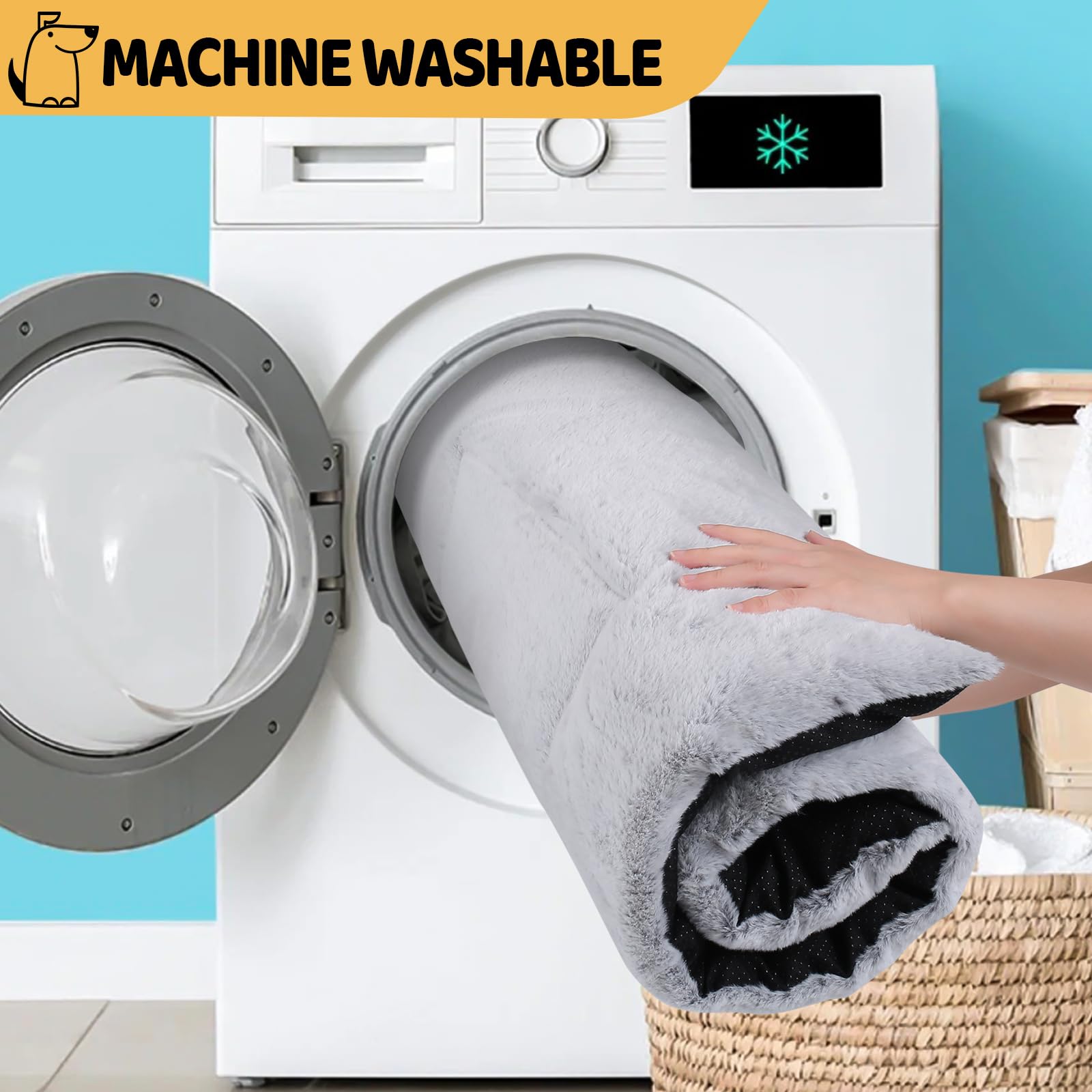 ZENGAOOU large bed serving as a kennel cushion and lounge mat