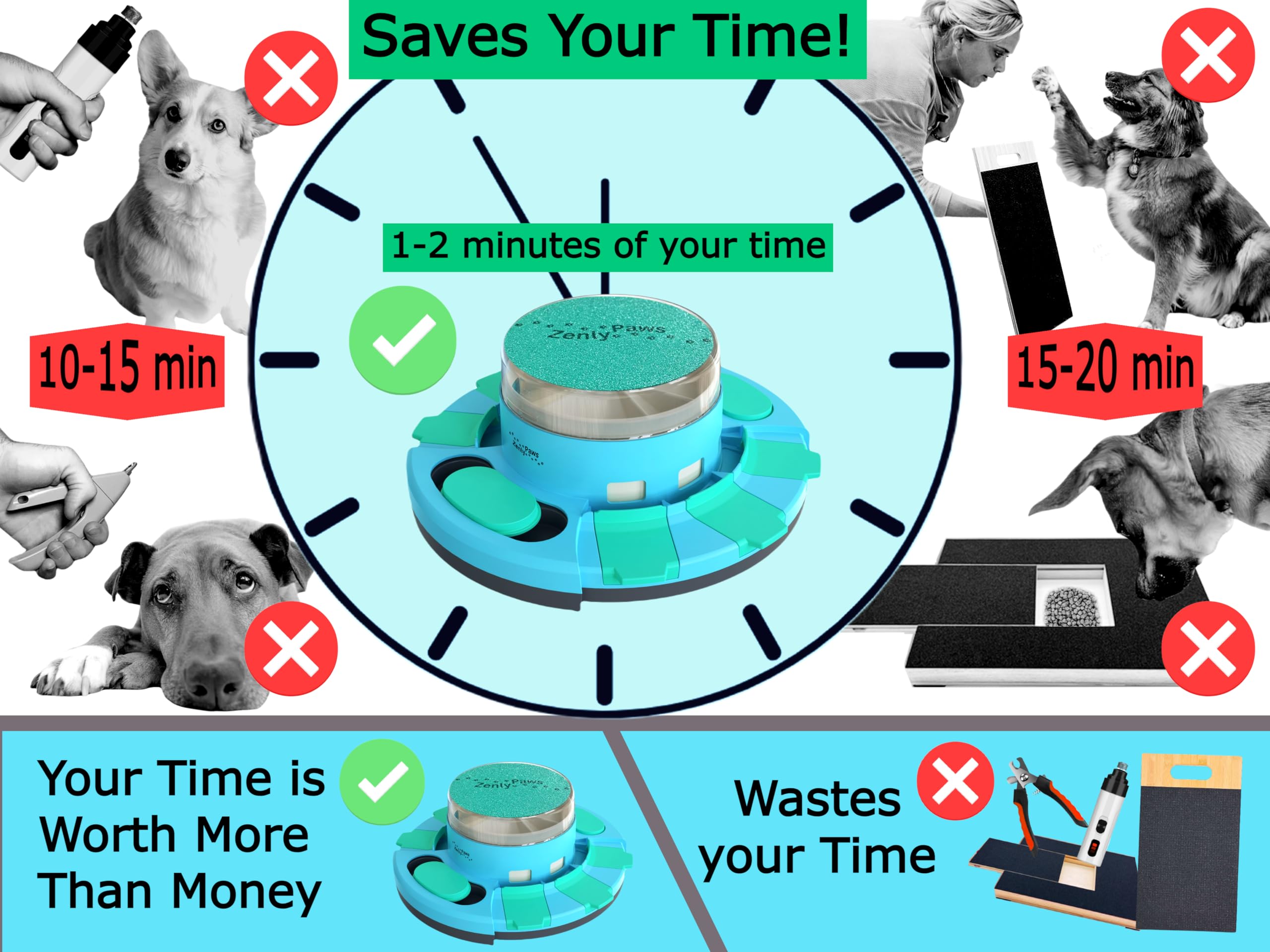 Zenly Paws Nail File Toy scratch board and durable design for daily use