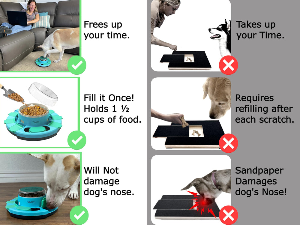 Zenly Paws Nail File Toy self-healing scratch pad maintains surface for reuse