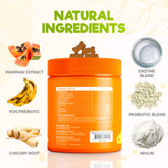 ZENO Probiotics for Dogs Chews beef flavor bites for daily gut support.