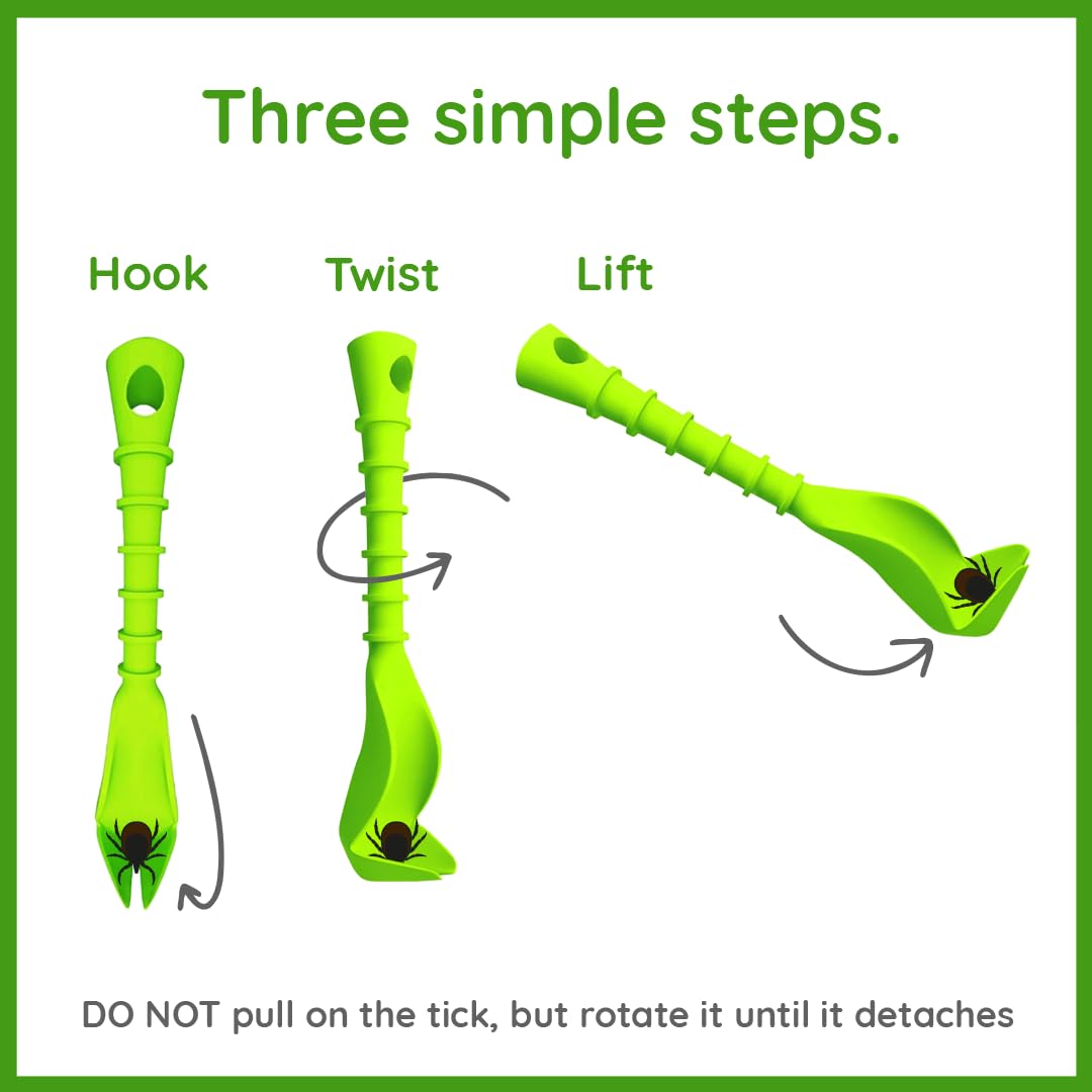 ZenPet Tick Tornado twist motion demonstrating mouthpart dislodgement