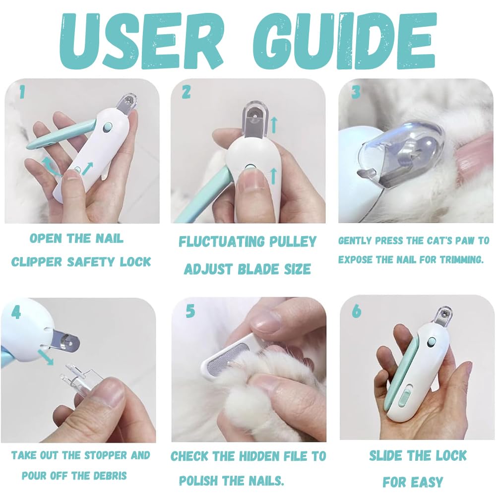 Zensrij cat nail clipper near a kitten paw illustrating safe handling