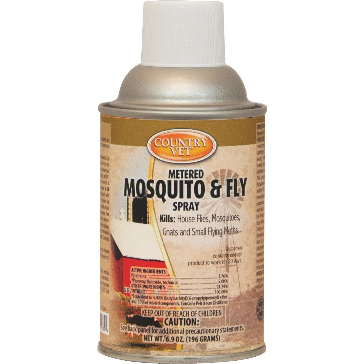 Zep Country Vet mosq/fly refill bottle for convenient outdoor pest control.