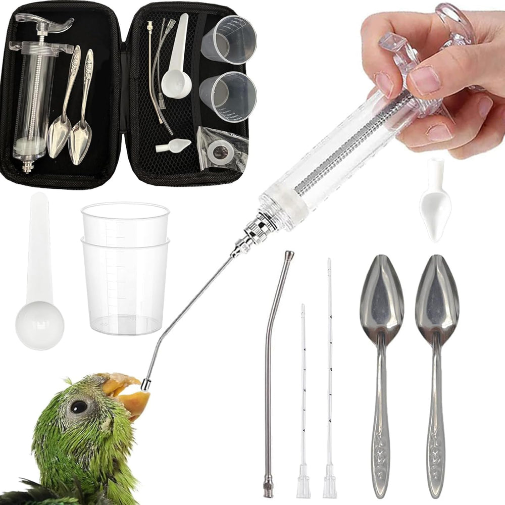 Zephyriel baby bird feeding syringe set focus: 50ml syringe for precise portion control