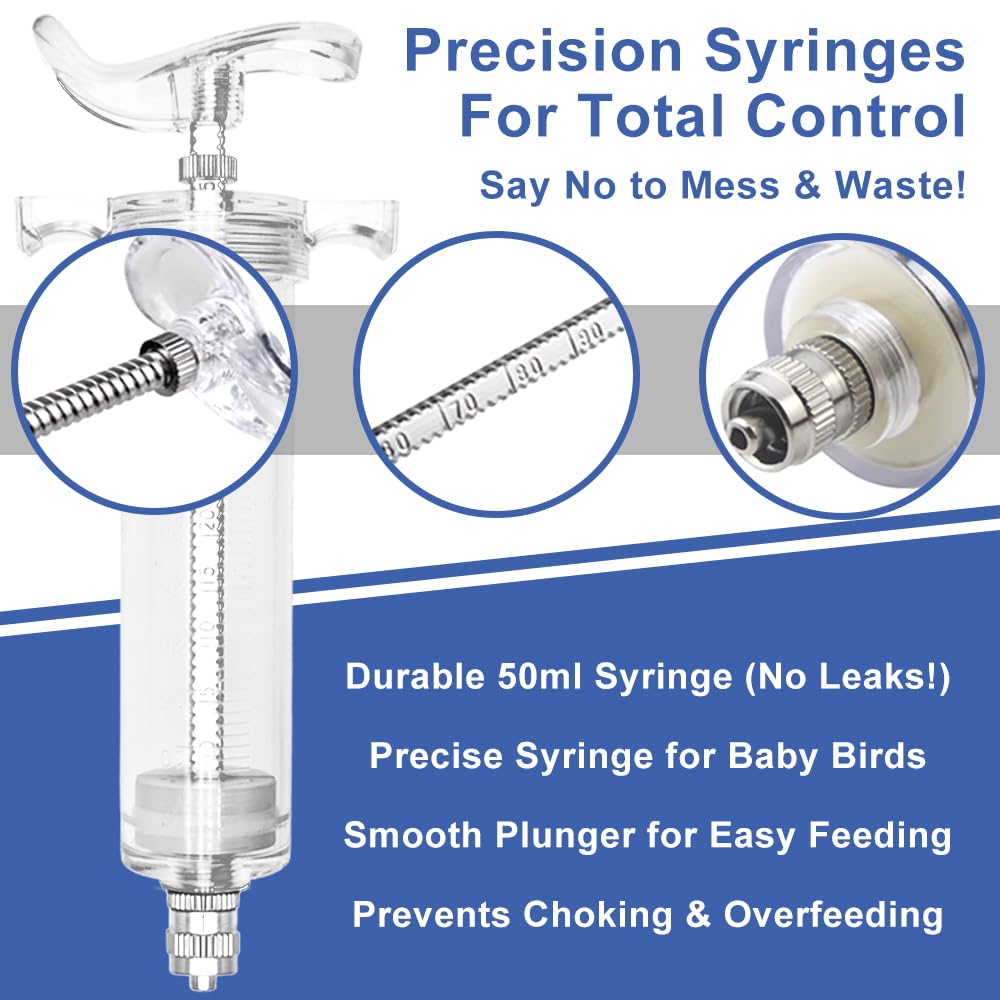 Zephyriel curved gavage tubes highlight gentle feeding for newborn birds