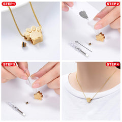 zeqingjw engraved-back-plate necklace pet memorial shows personalized engraving options