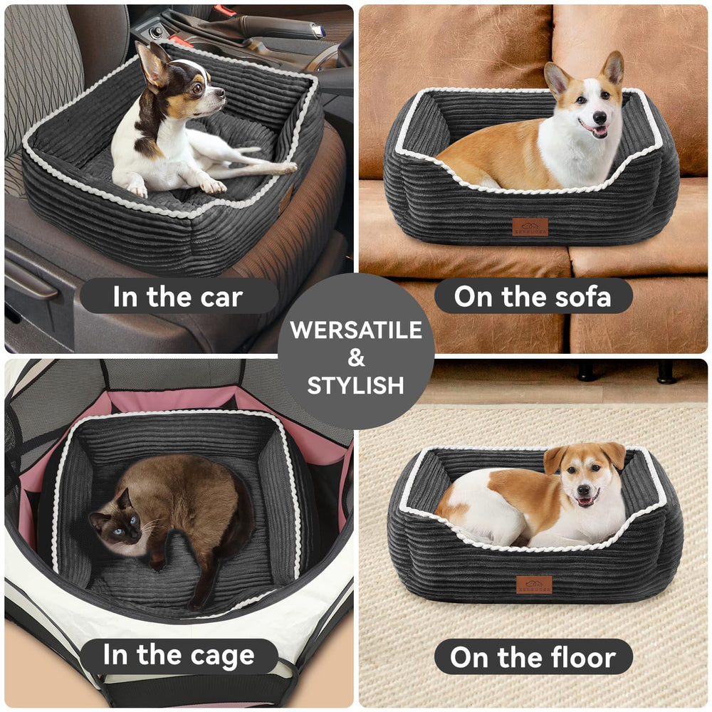 Zerbuger dog bed machine washable image showing easy care and cleaning