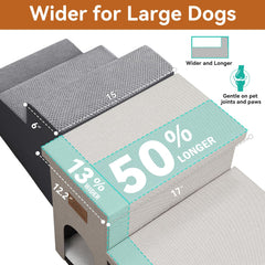 Zerbuger dog stairs condo storage beige doubles as cozy hiding space