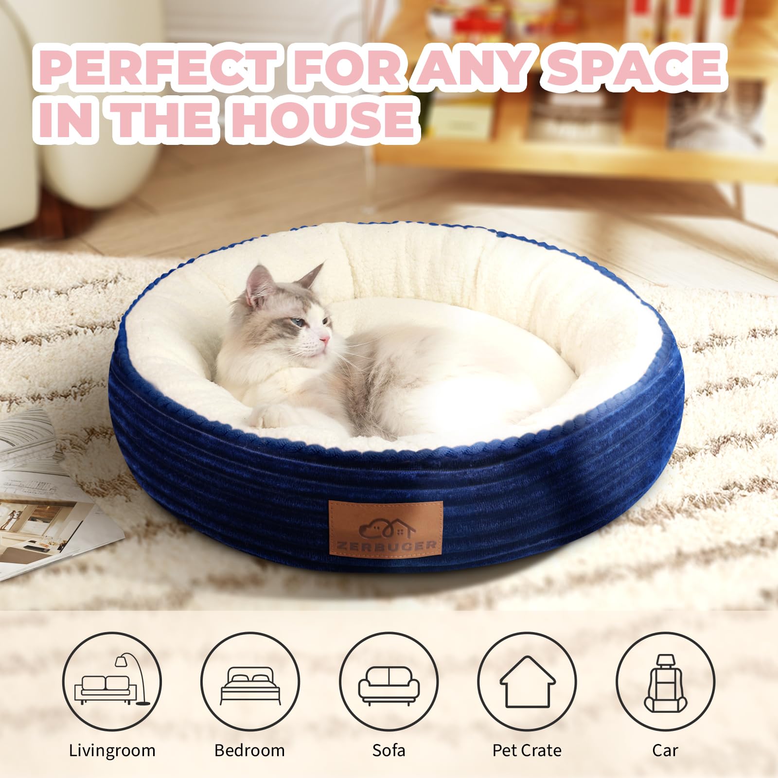Zerbuger gift-ready pet bed image ideal for pet lovers.