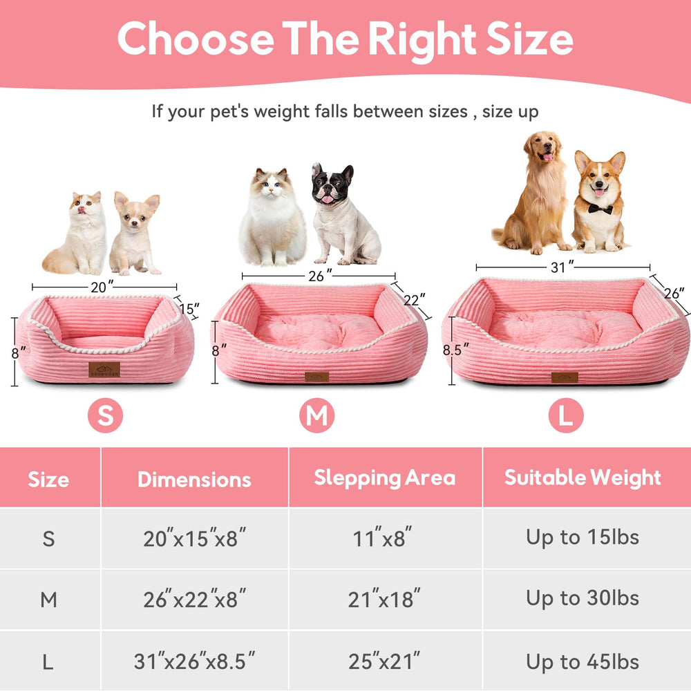 Zerbuger pet bed non-slip bottom helps stay in place on slick floors