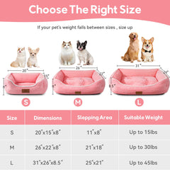 Zerbuger pet bed non-slip bottom helps stay in place on slick floors