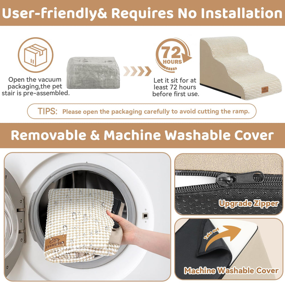 Zerbuger removable washable cover for easy pet-care maintenance