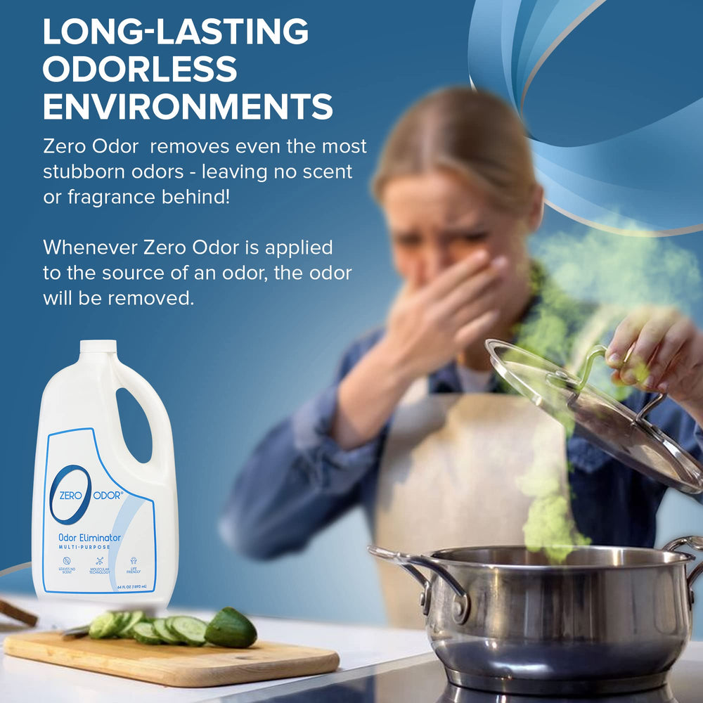 Zero Odor basement smell eliminator for damp spaces.