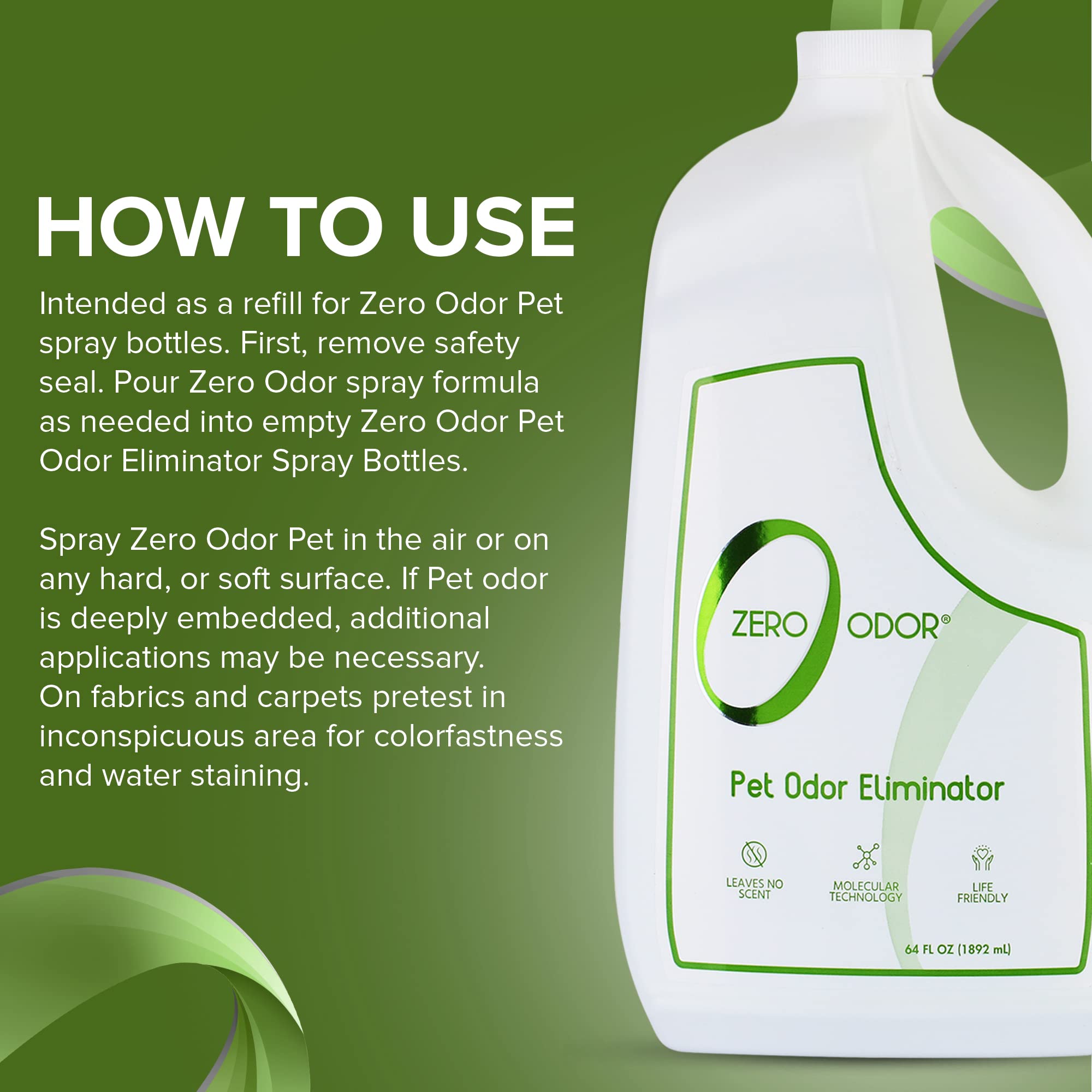 Zero Odor bed sheets scene illustrating odor elimination in bedrooms.