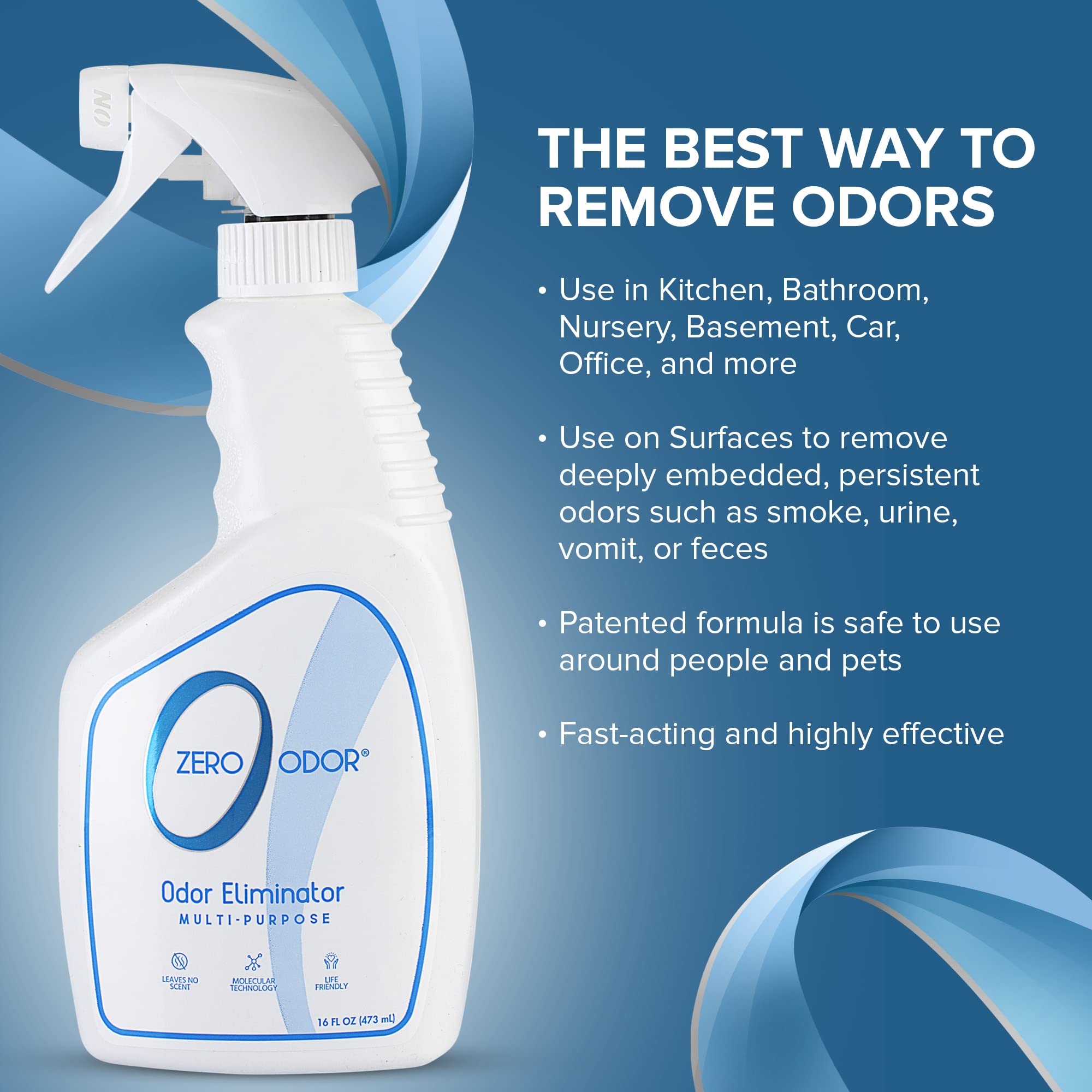 Zero Odor car interior shows odor elimination after travel