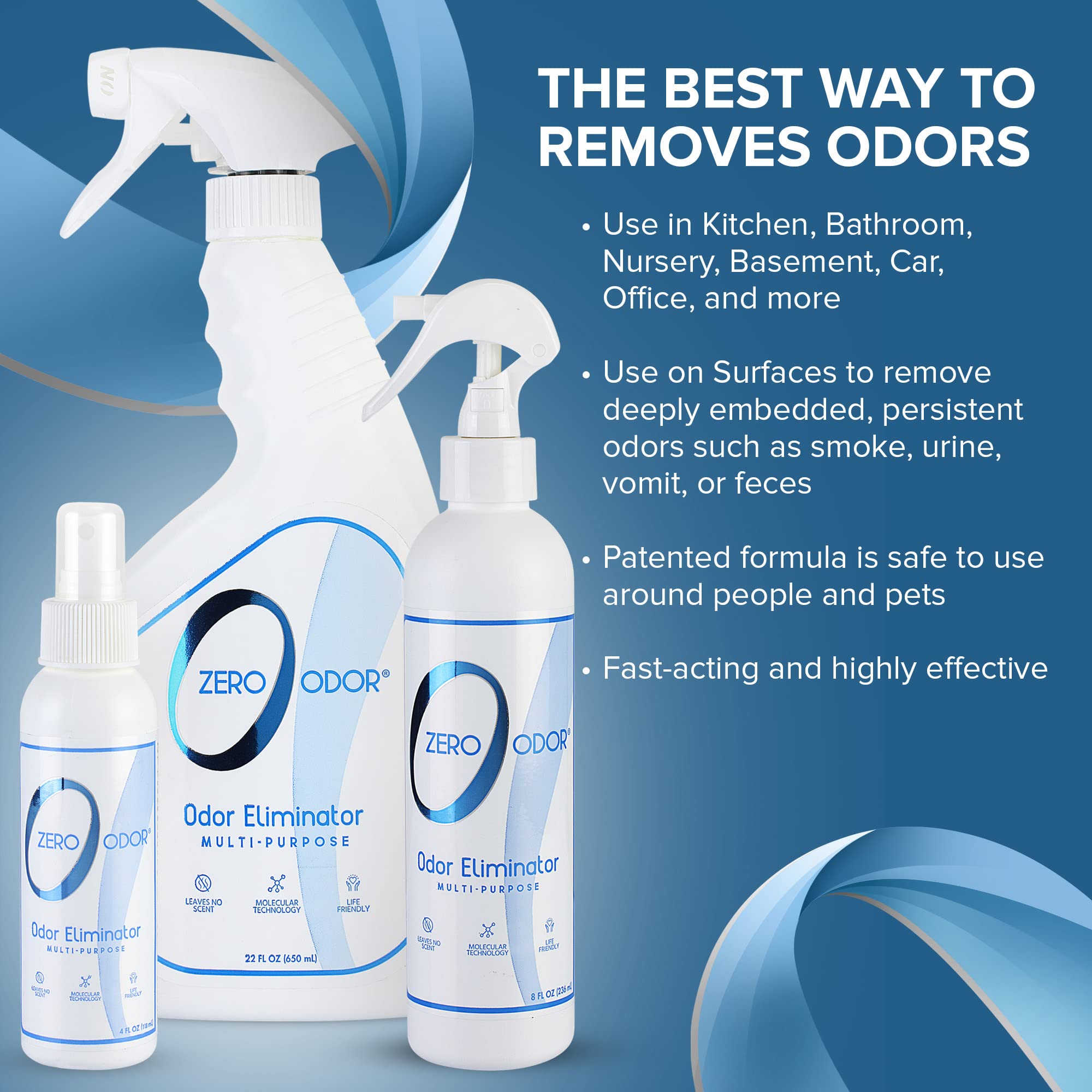 Zero Odor nursery odor eliminator helps keep play areas smelling fresh and safe.